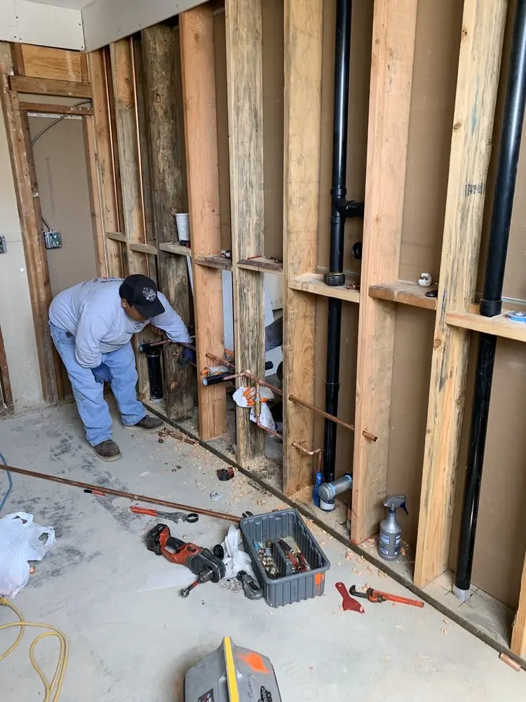 Commercial rough-in plumbing for Water Heater Replacement in Woodcreek Oaks
